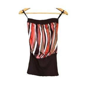bebe Multicolor Striped Top